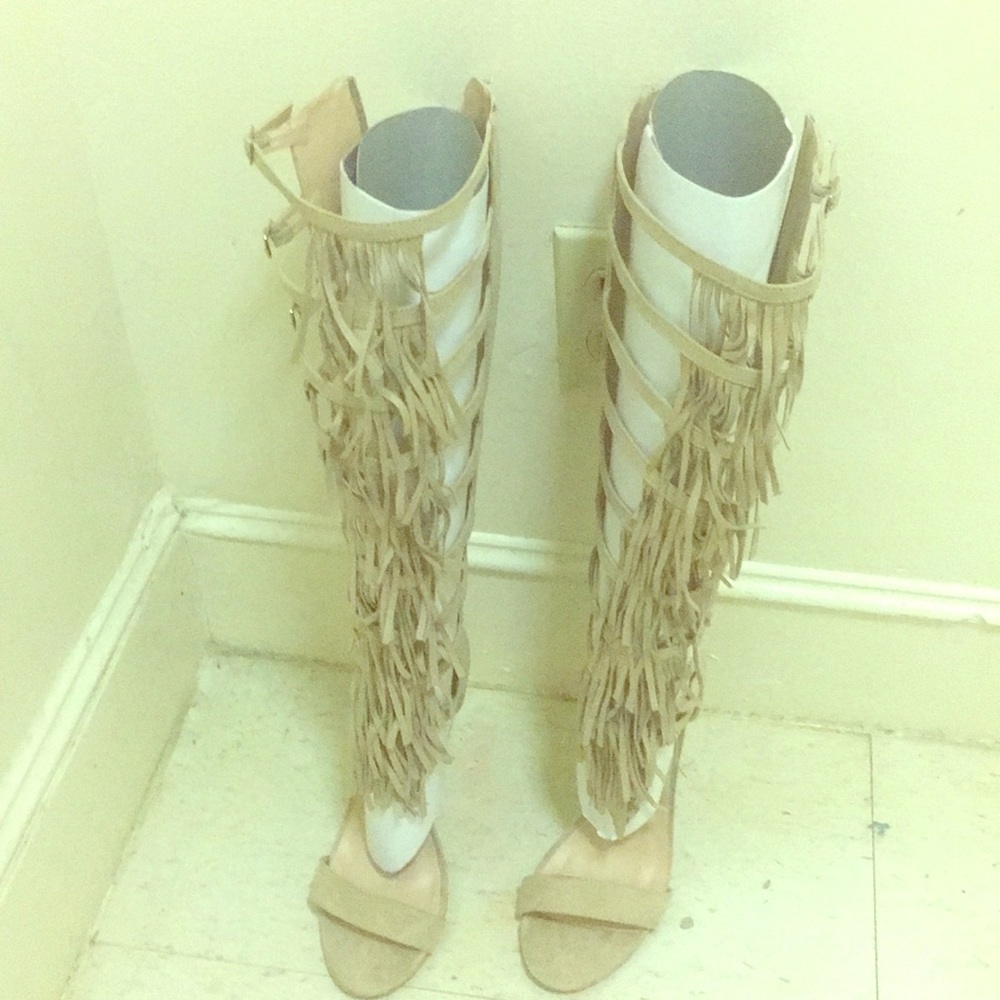 Knee high heels